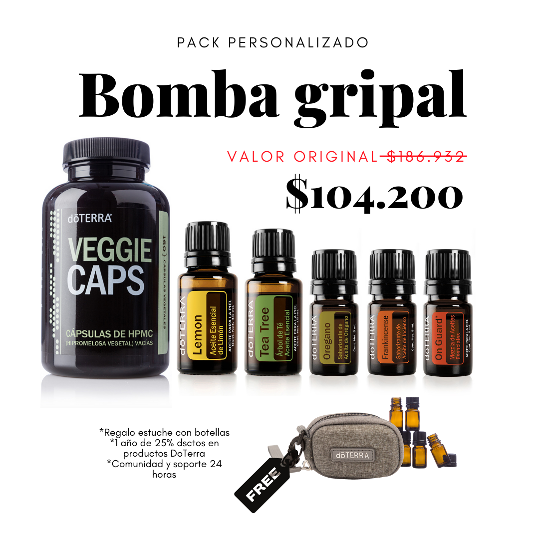 Bomba Gripal – Ataque natural a virus y congestión
