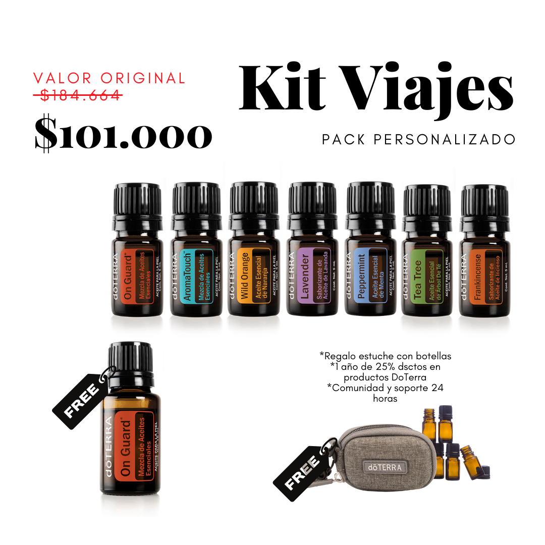 Kit Viajes – Protección, equilibrio y bienestar en movimiento